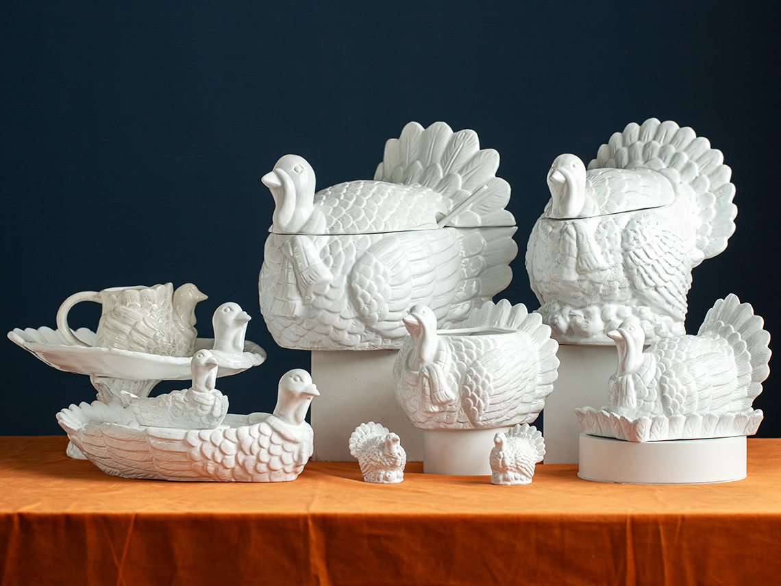 White in brush Turkey collection for thanksgiving-Products - Ys